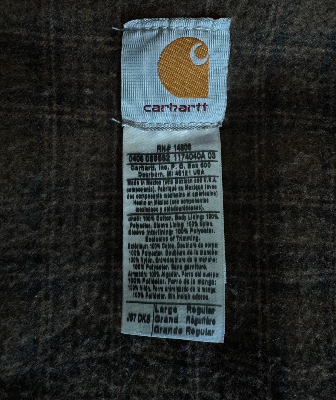 칼하트 j97 DKB L 상품이미지5