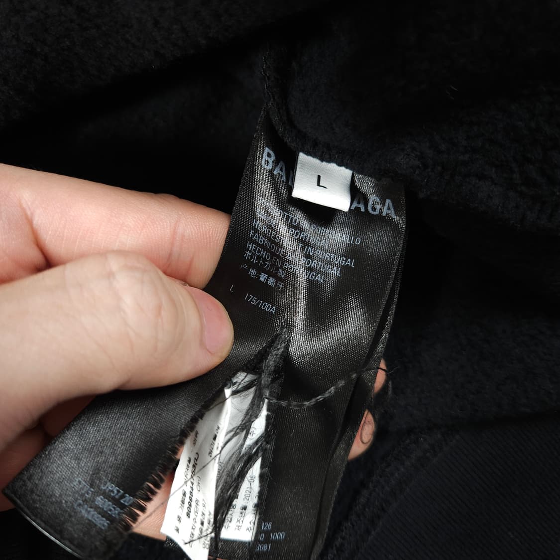 발렌시아가 퀘스트 미디움 핏 후드티 상품이미지6