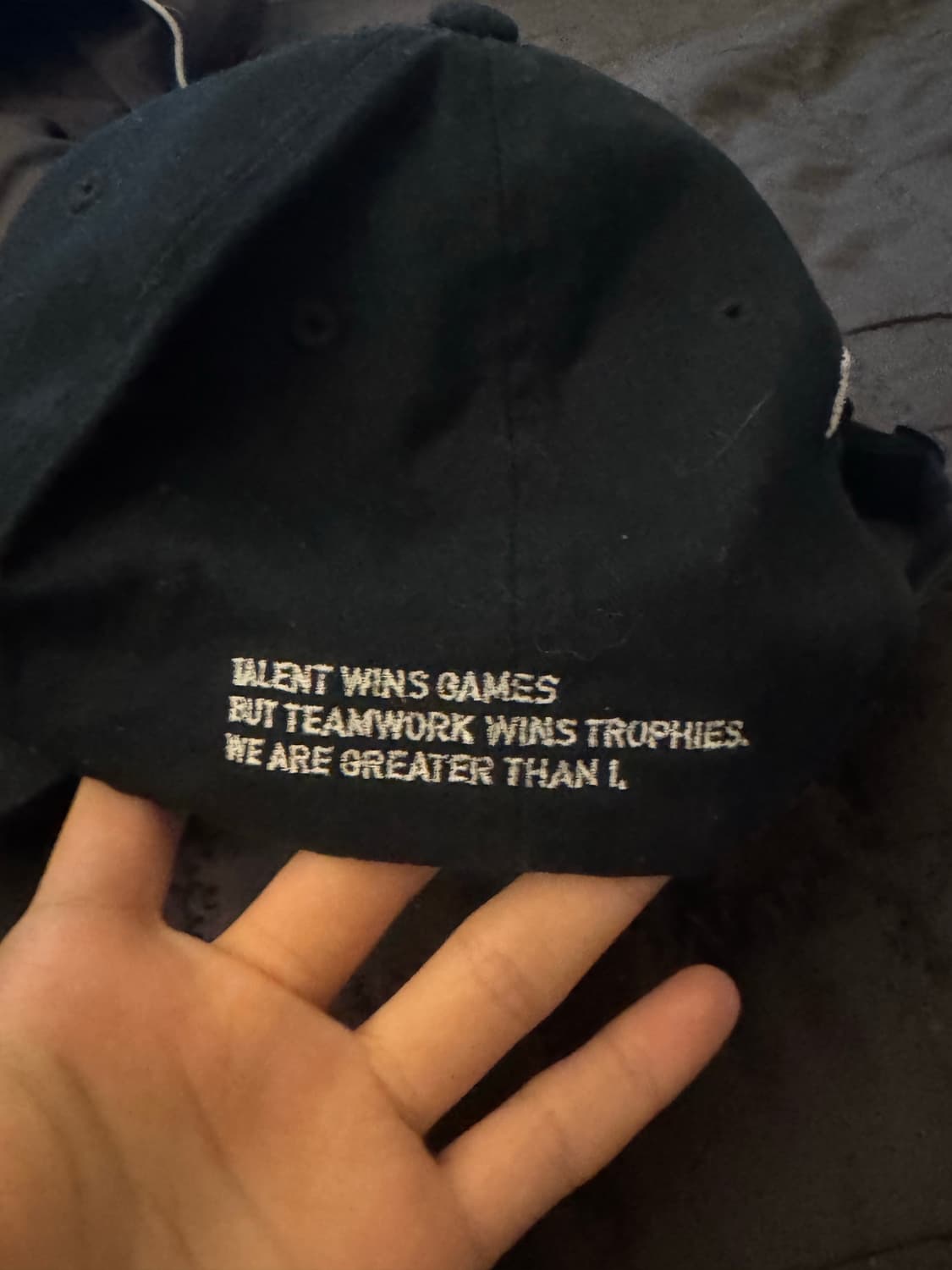 GOALSTUDIO 블랙 볼캡 상품이미지3