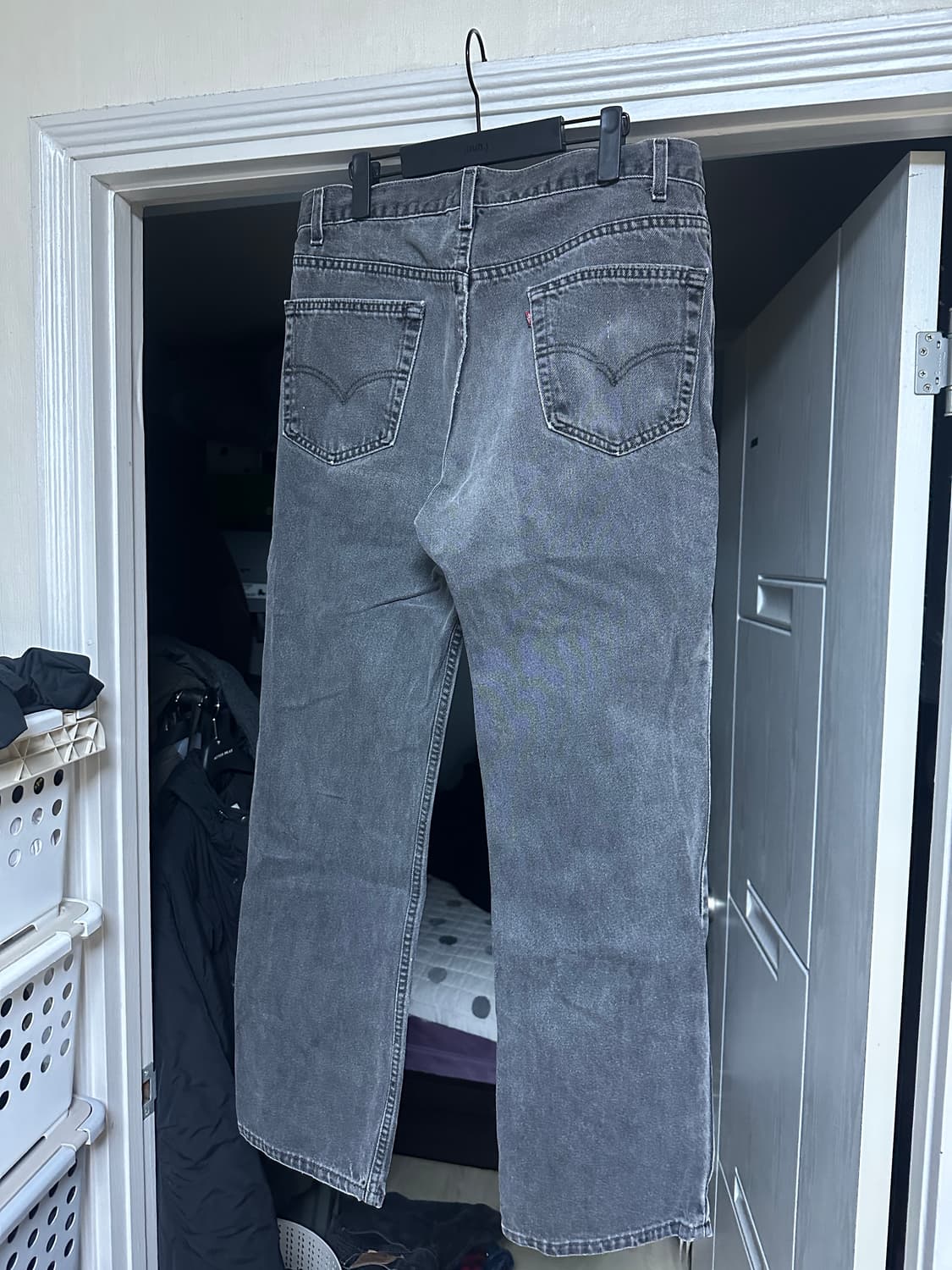 [36X32] 90s 빈티지 리바이스 517 흑청 상품이미지3