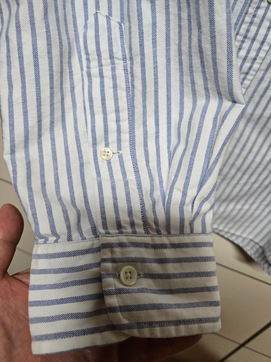 폴로 랄프로렌 정품 스트라이프 옥스포드 셔츠 상품이미지4