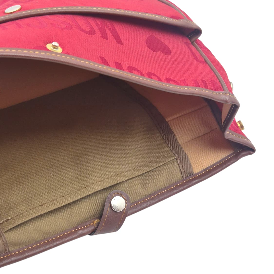 90s 이탈리아 모스키노 하트 벨트 레더 2way 백 상품이미지6