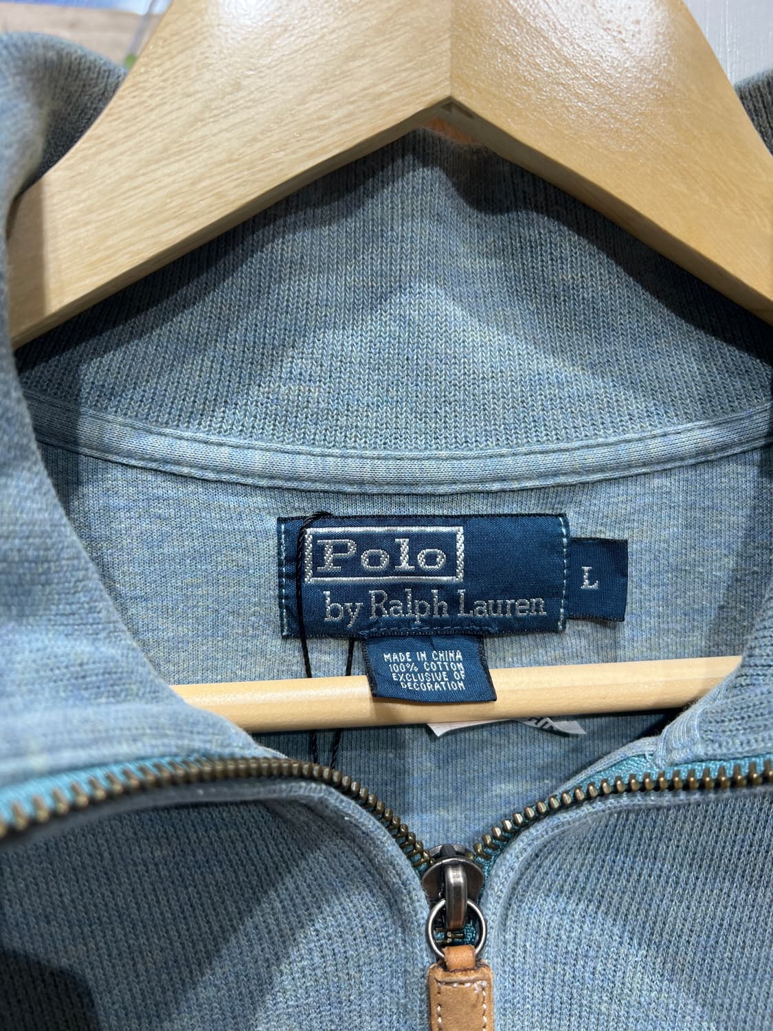 폴로 랄프로렌 반집업 니트 상품이미지3