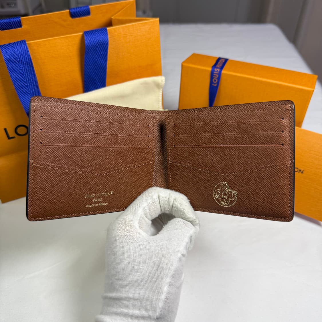 [풀구성] 루이비통 모노그램 도넛 슬렌더 월릿 초콜릿 반지갑 상품이미지3