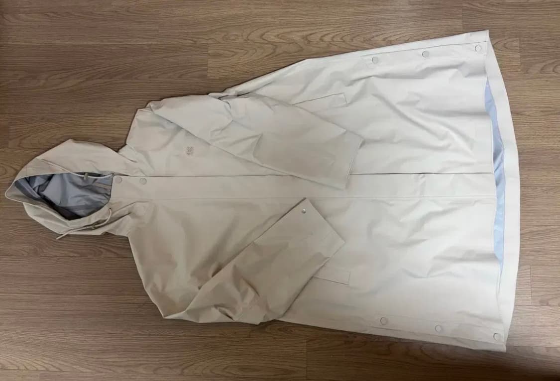 미착용 코오롱 23 웨더코트 롱코트 크림 베이지 프리여성95 정가39만 상품이미지5