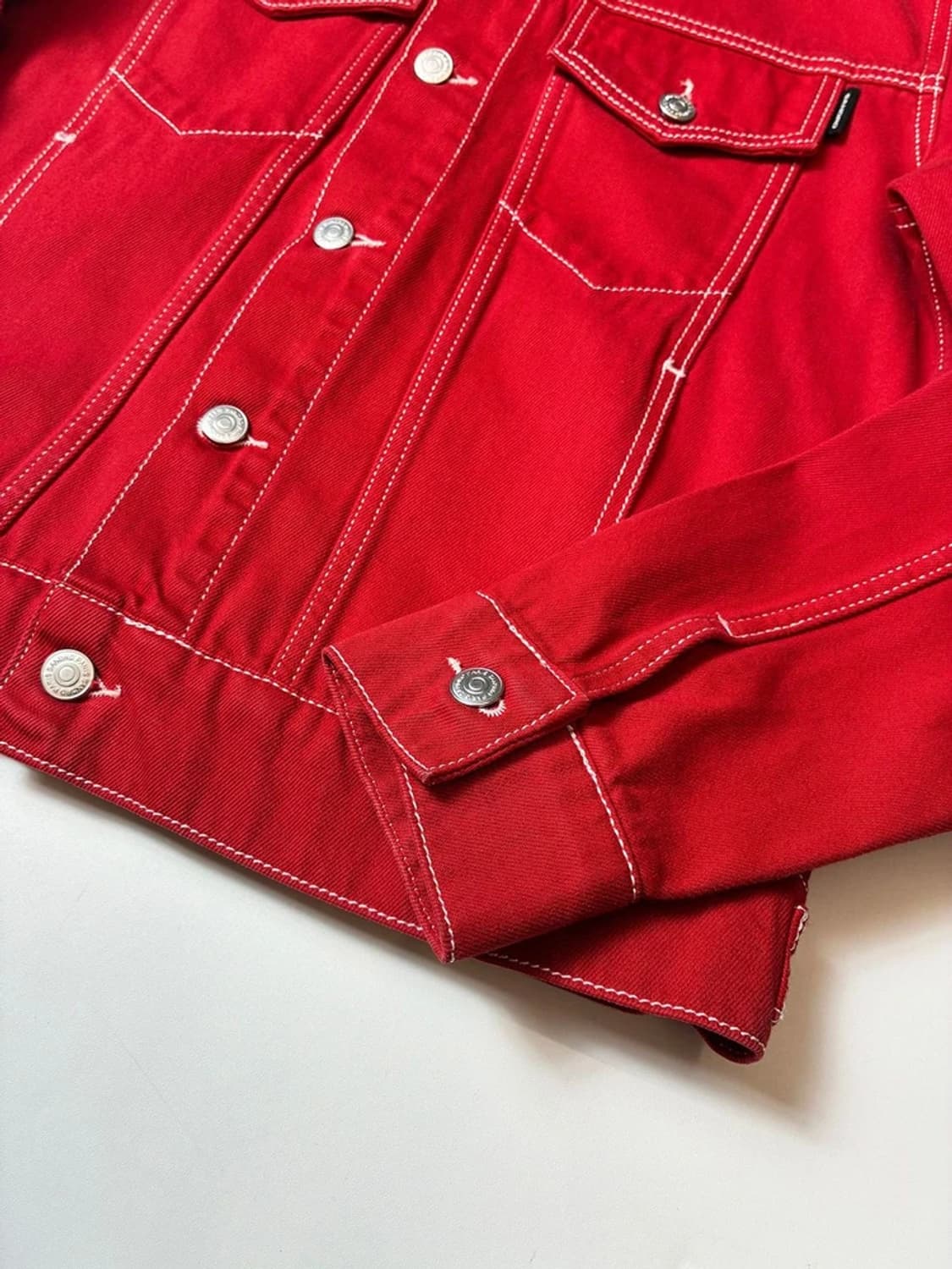 산드로 옴므 레드 트러커 데님 자켓 PN8169 상품이미지4