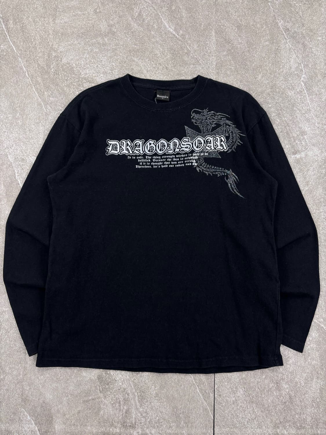 Japan Vintage Punk Long Sleeved T-shirt 상품이미지3