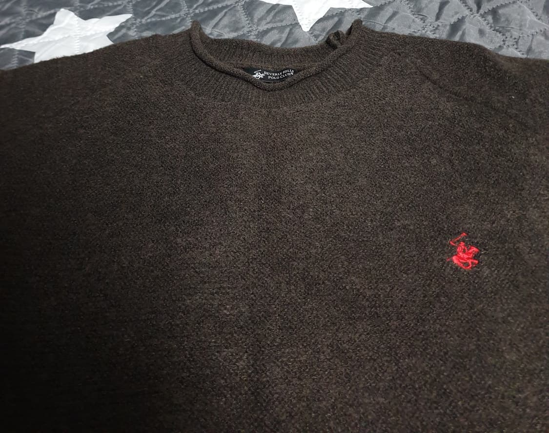 베버리힐즈 폴로클럽 롤링 니트 모카브라운 (100) 상품이미지2