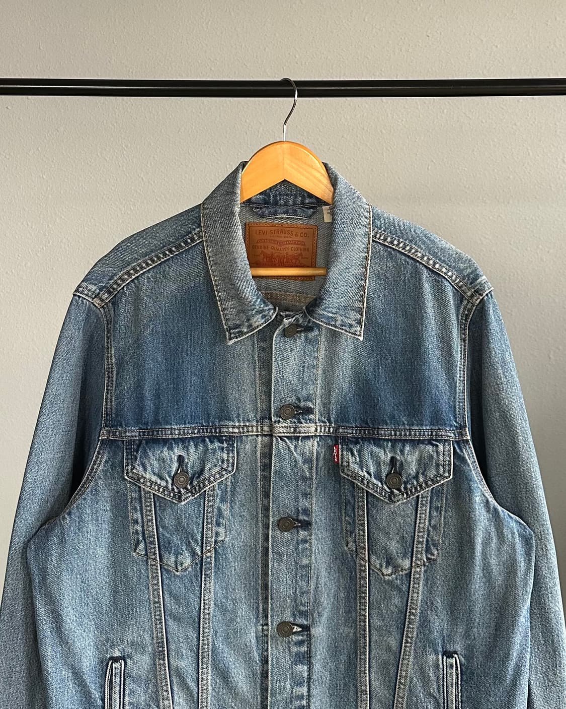 [L]리바이스 x 버질 아블로 빅E 프리미엄 트러커 데님 자켓 상품이미지2