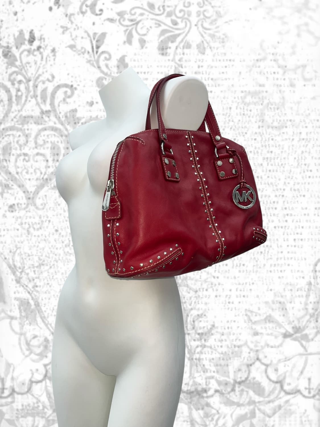 ‘MICHAEL KORS' red sholder bag 상품이미지3