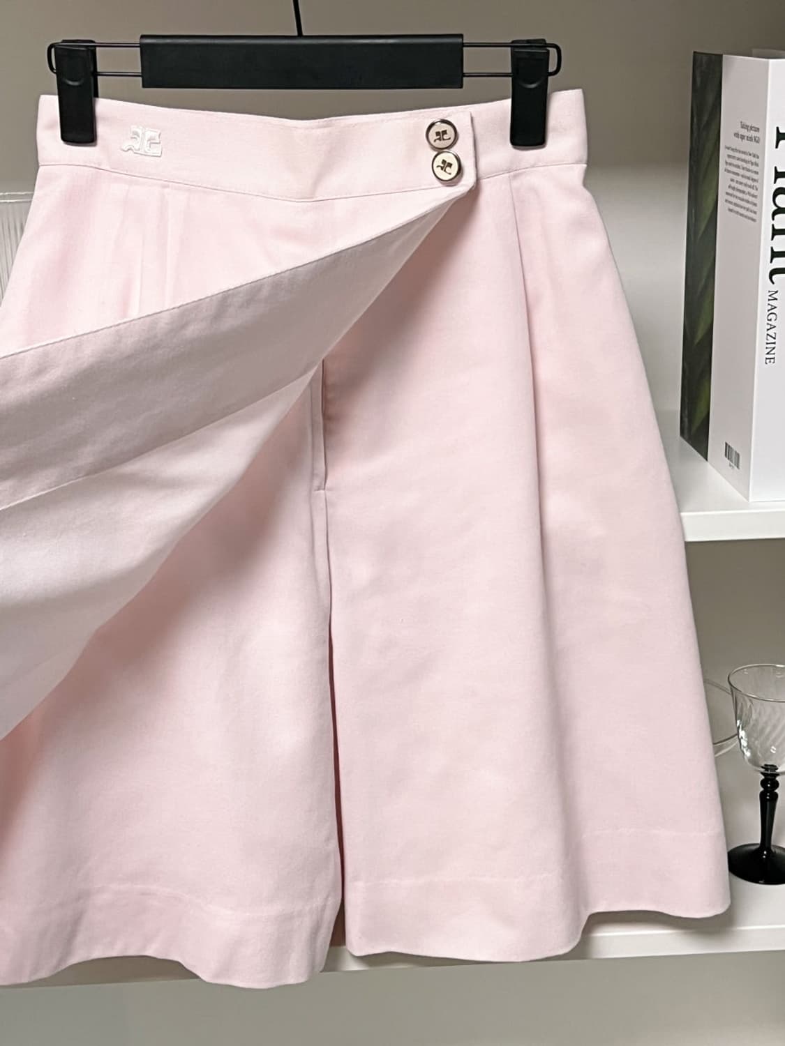 courreges / 꾸레쥬 핑크 치마바지 상품이미지7