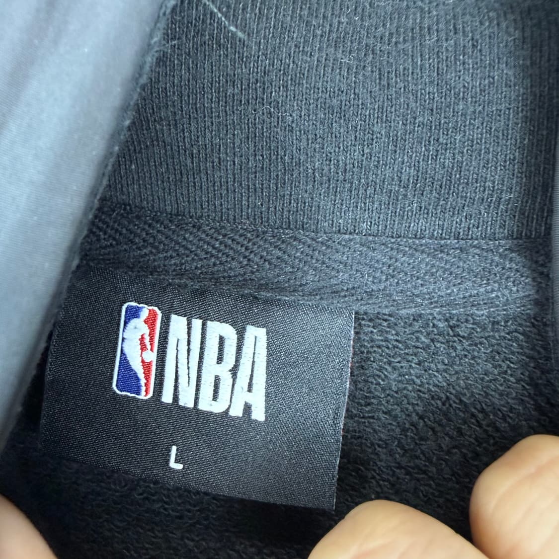 (L) NBA 브루틀린네츠 후드 티 블랙 상품이미지3