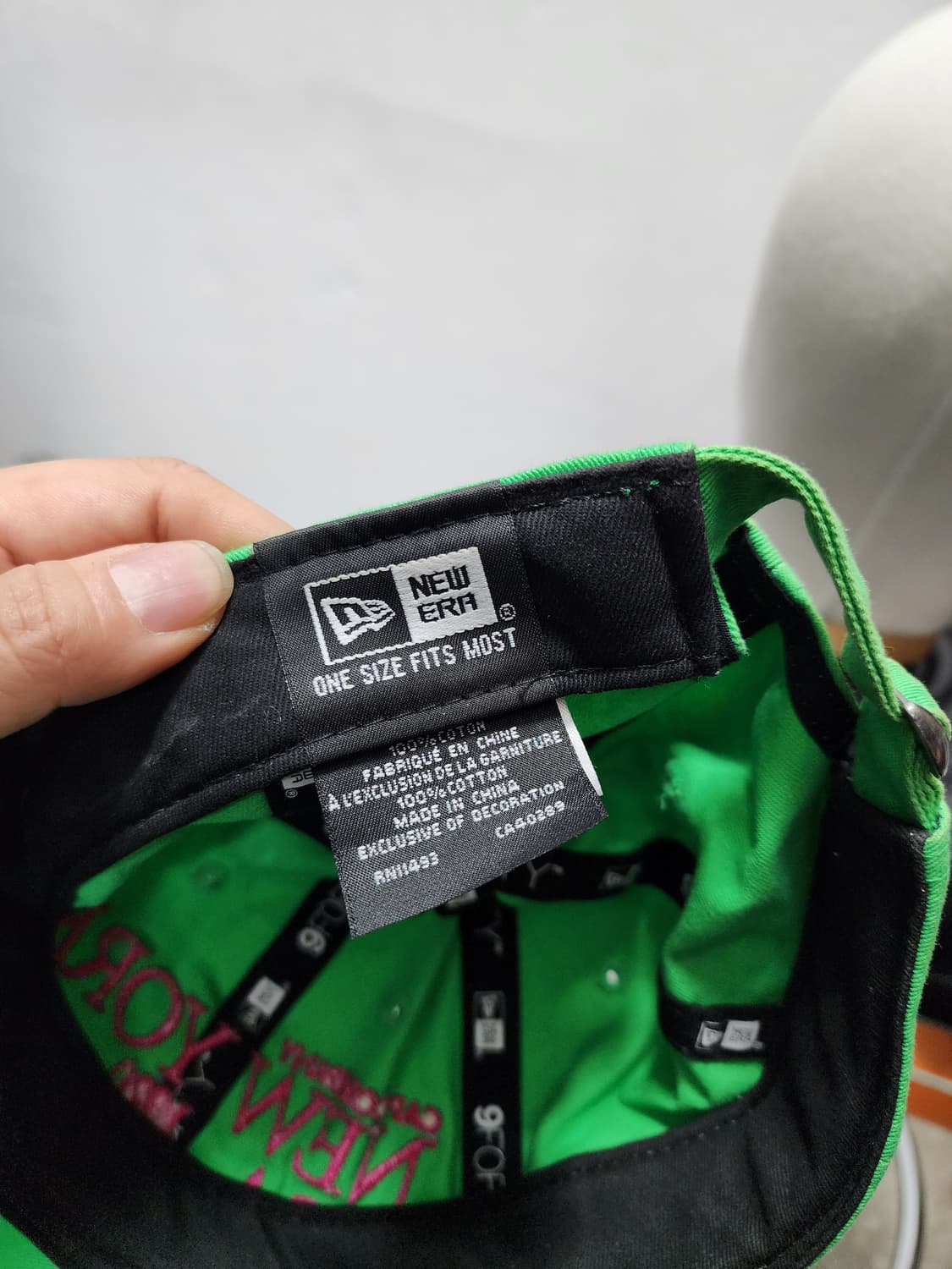 뉴에라 뉴욕 그린 볼캡  상품이미지5