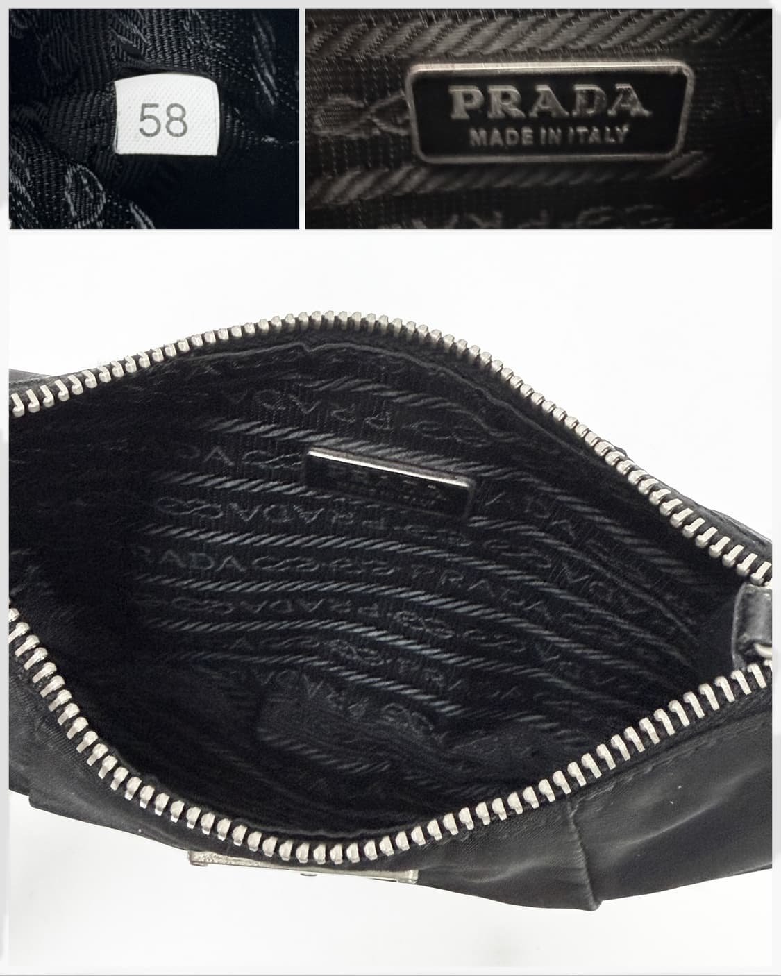 프라다 테수토 나일론 사피아노 핸들 미니 호보백 상품이미지8