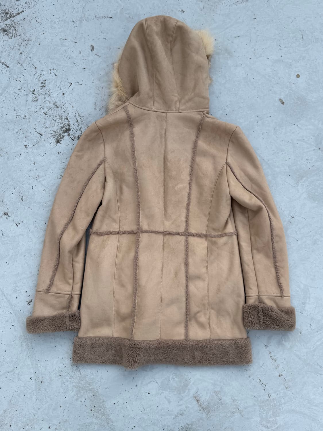 ETTRABE suede Shearling Coat 상품이미지3