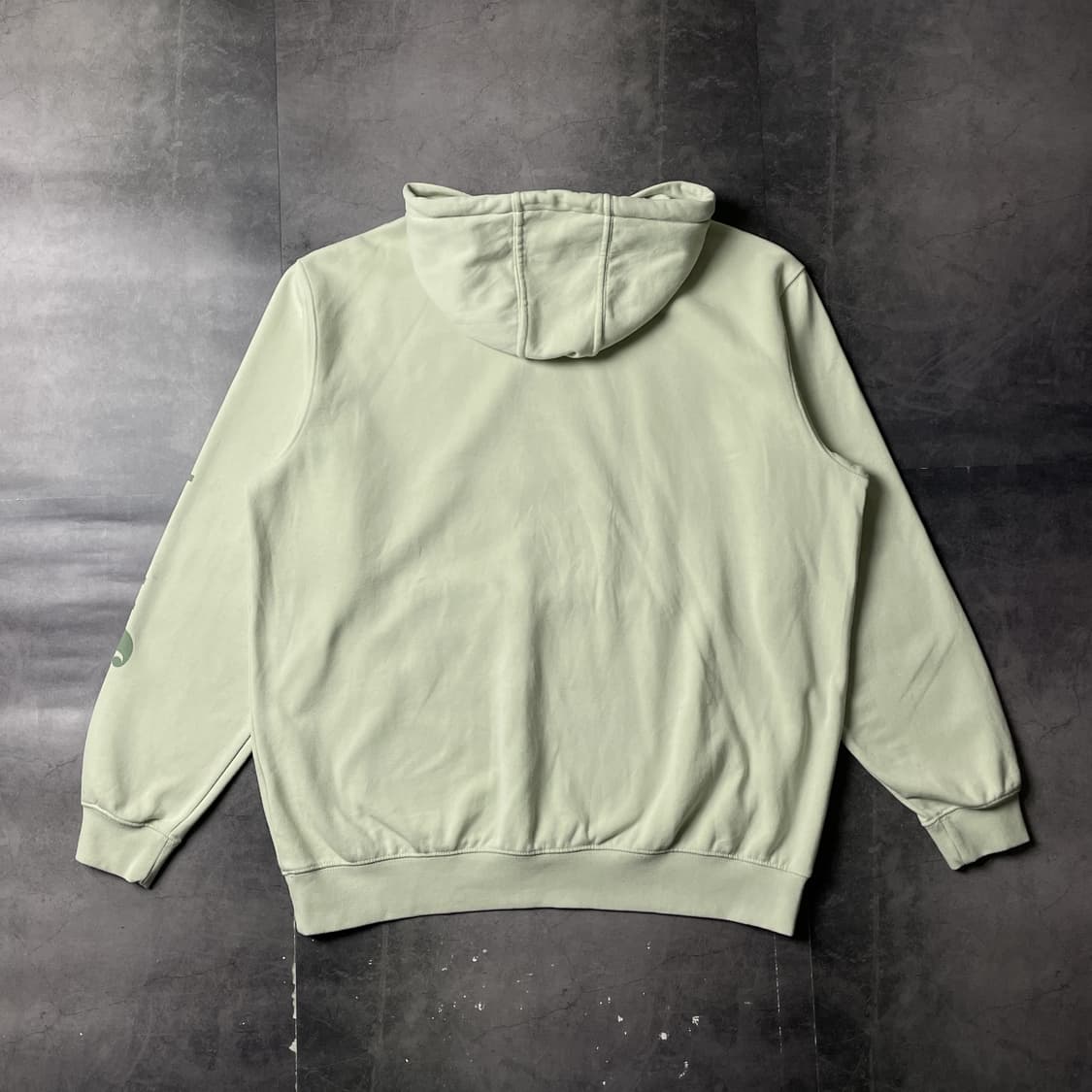CARHARTT 칼하트 라이트그린 레터링 기모 후드티 A01032 상품이미지6
