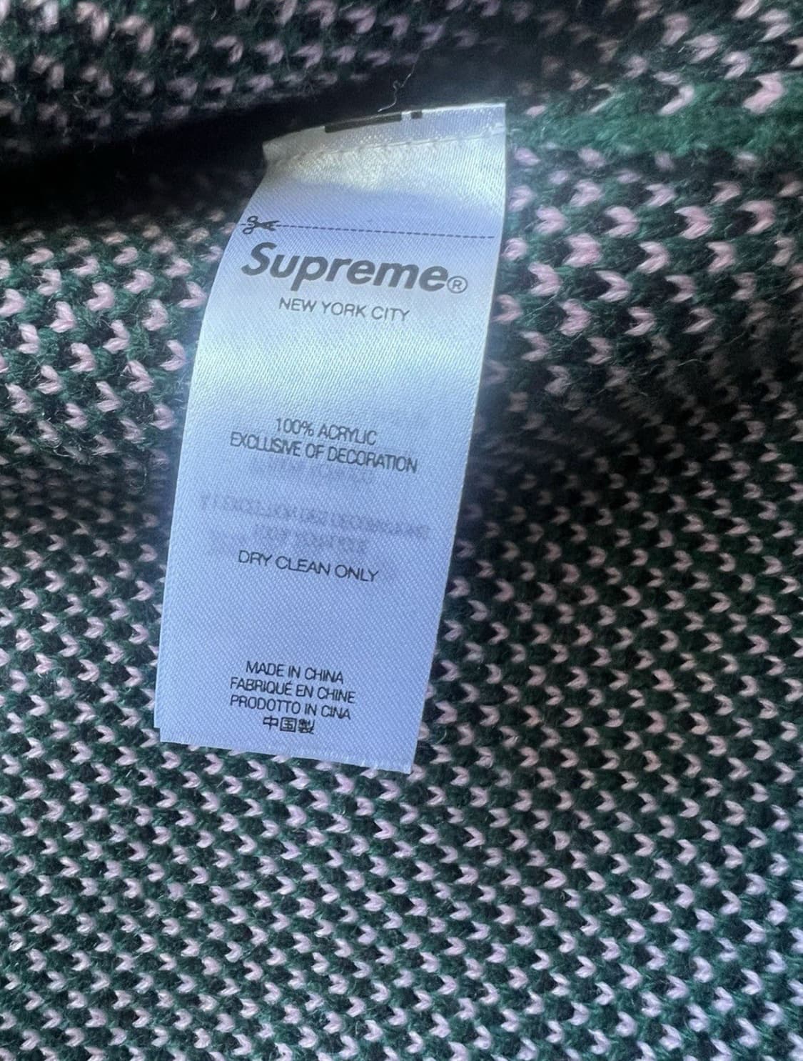 24FW 슈프림 악센트 브러쉬드 후드집업 스웨터 상품이미지4