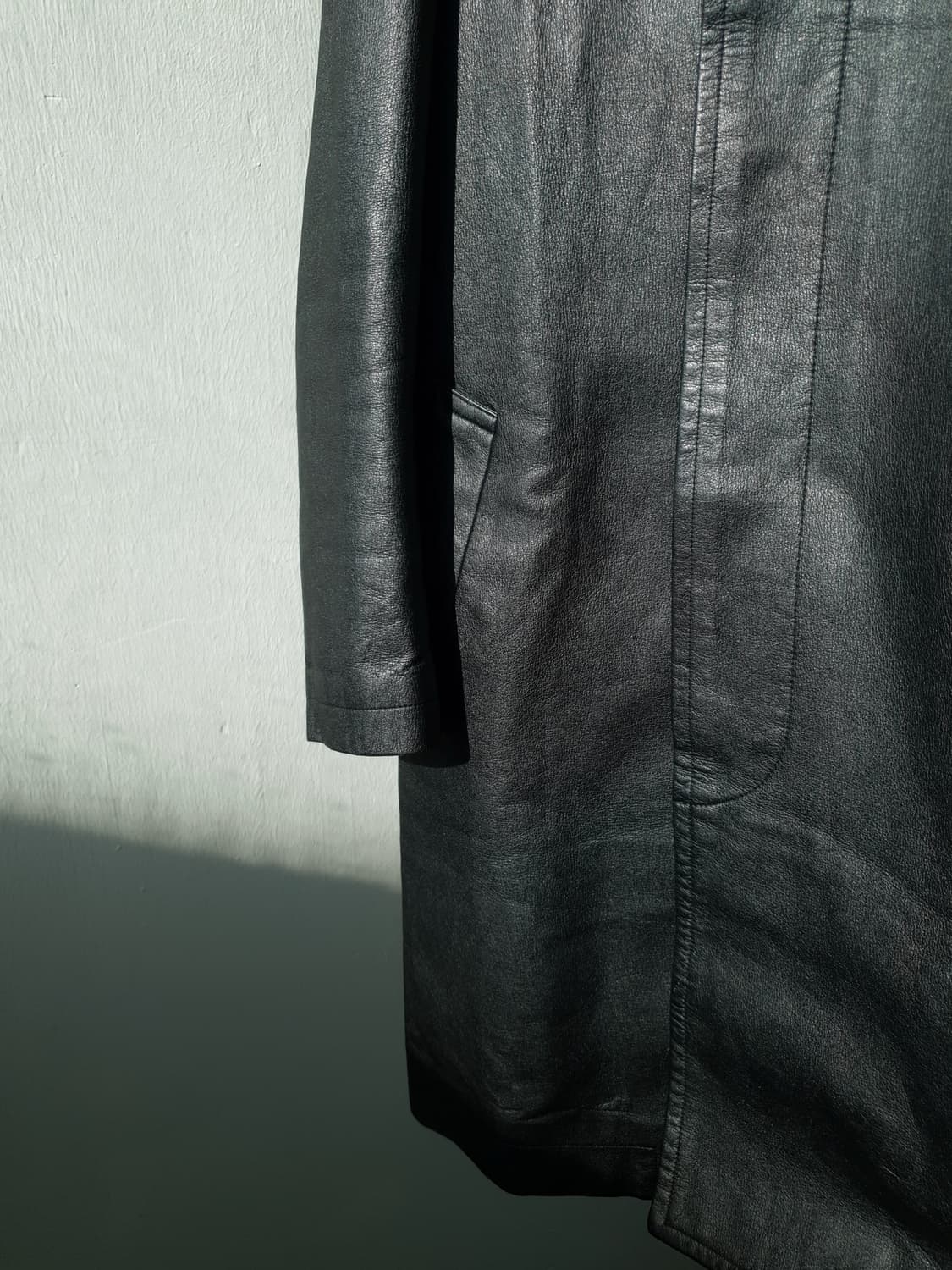 00s Comme Des Garcons eco leather coat 상품이미지4