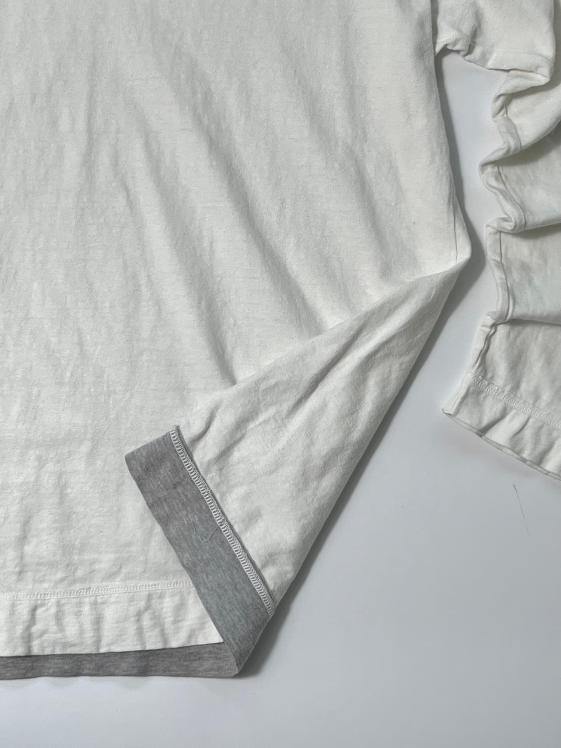 아이보리 버튼 헨리넥 롱슬리브  상품이미지8