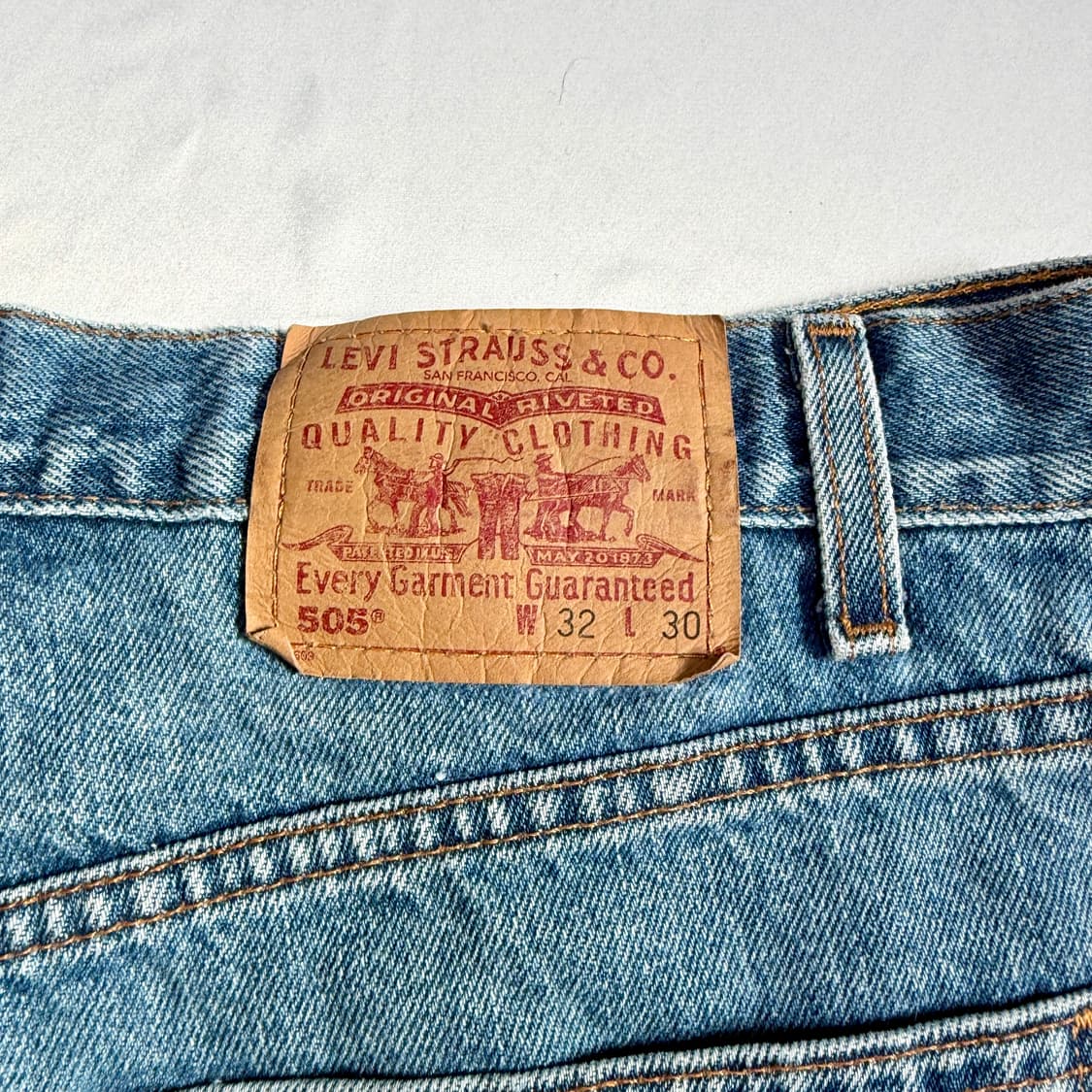 빈티지 리바이스 505 중청 상품이미지9