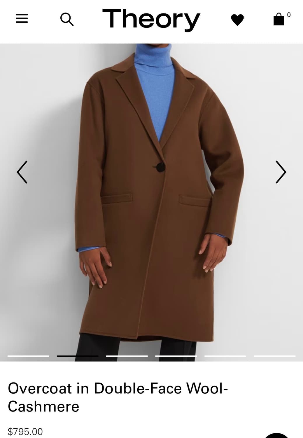 띠어리 띠어리코트 theory  상품이미지2