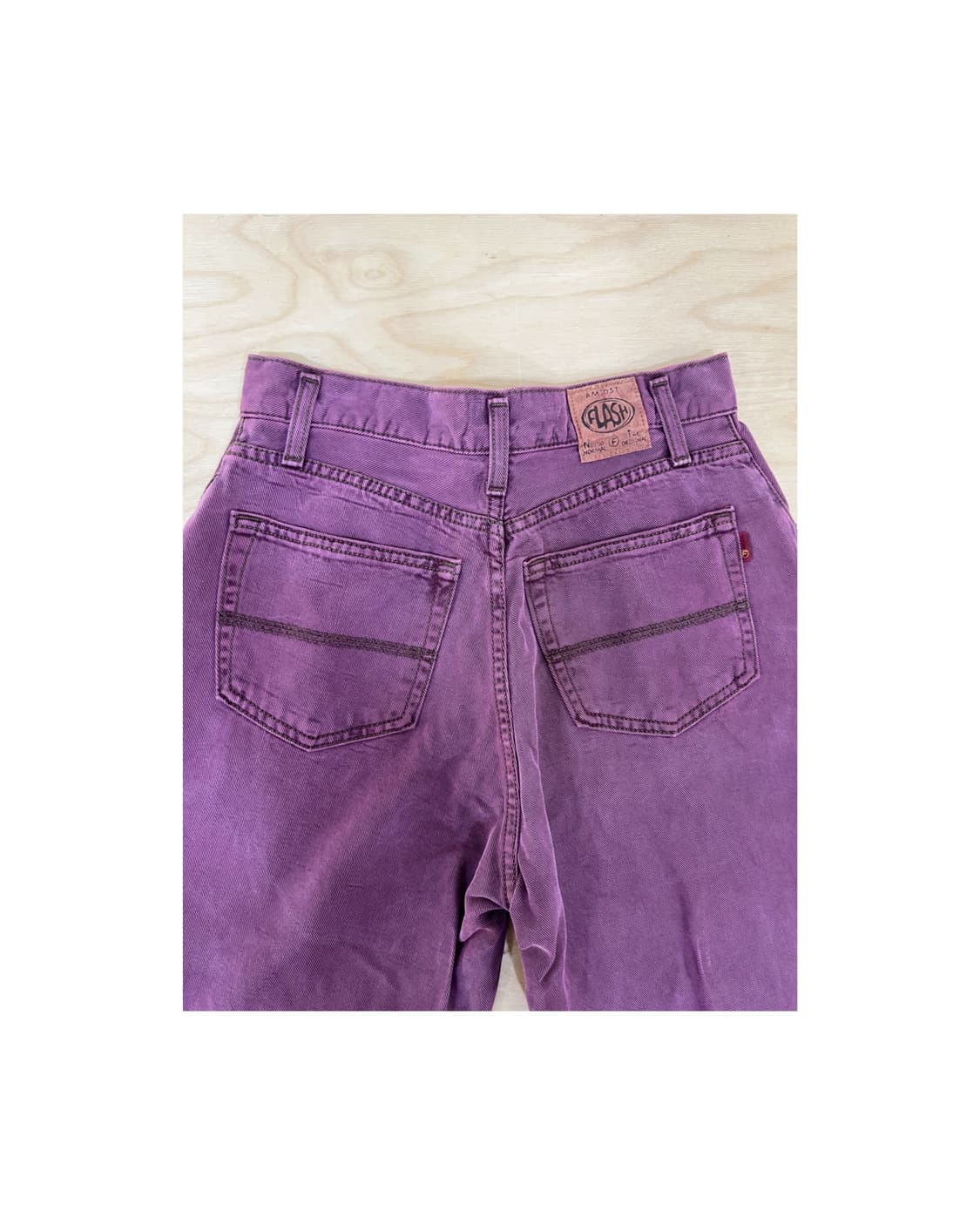 빈티지 퍼플 와이드 팬츠 상품이미지4