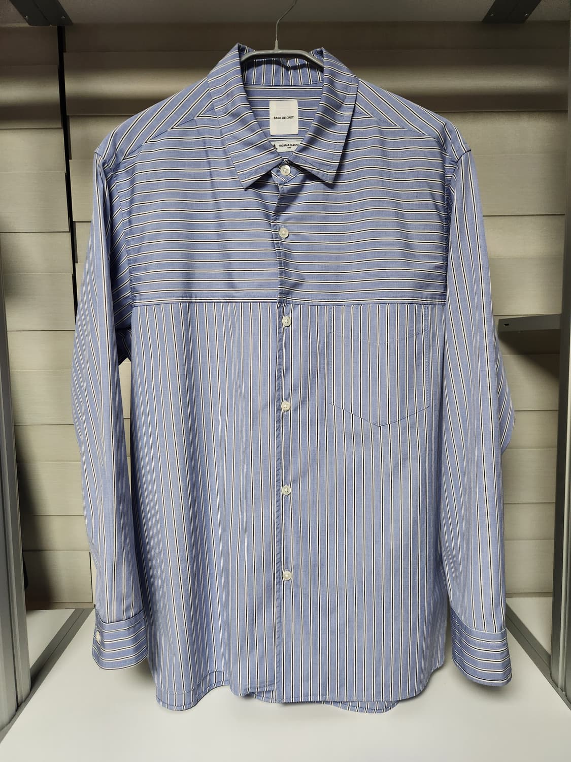 사쥬드크레(Sage de cret) 스트라이프 셔츠 L사이즈 상품이미지2