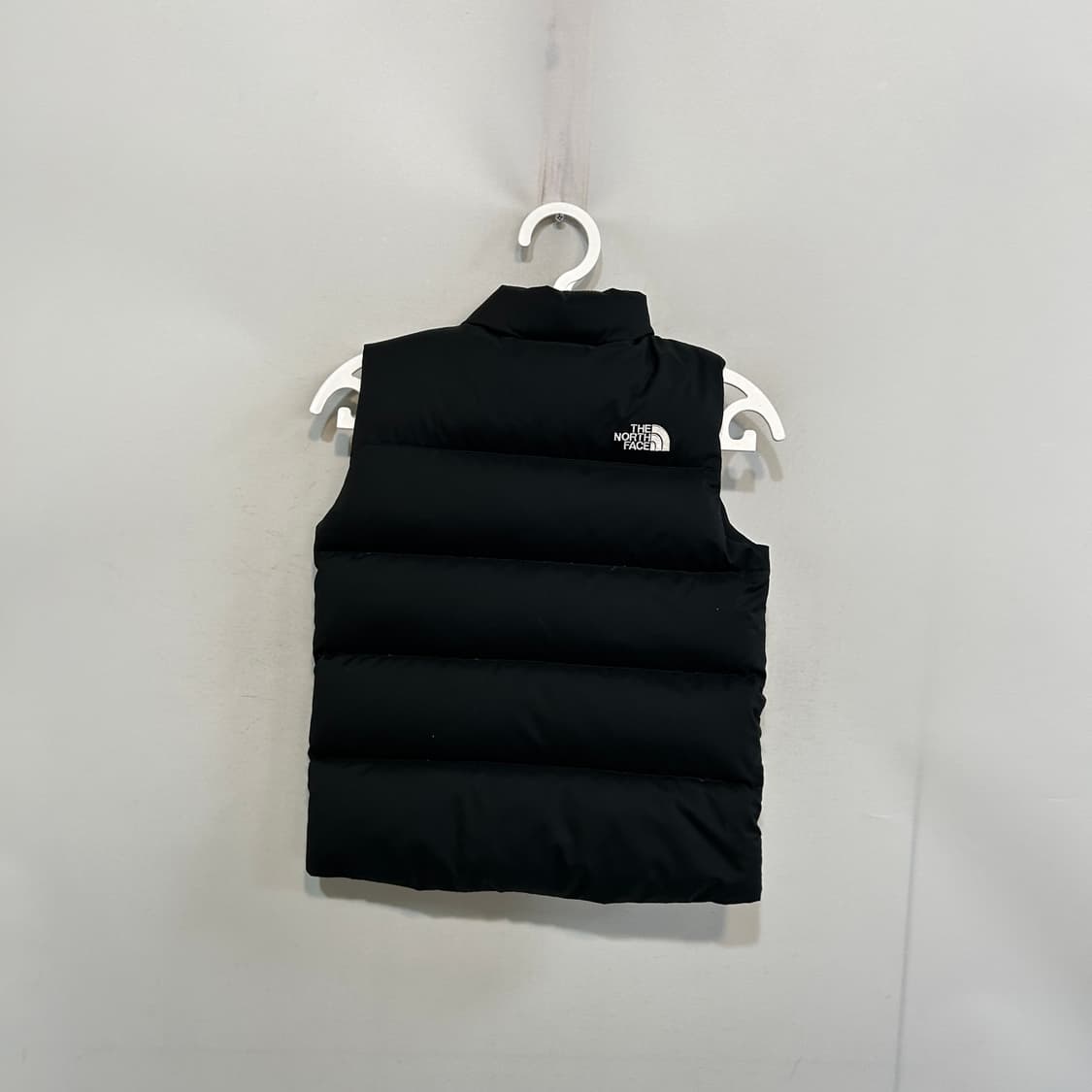 노스페이스 키즈 오리털 패딩조끼 120 블랙 상품이미지3