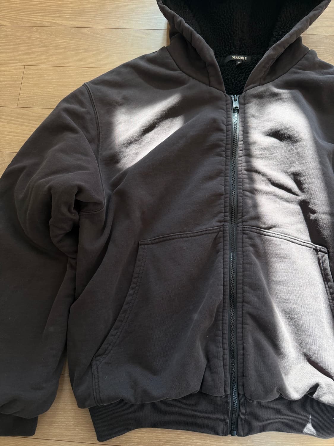 이지 시즌 5 쉐르파 후드 집업 상품이미지4