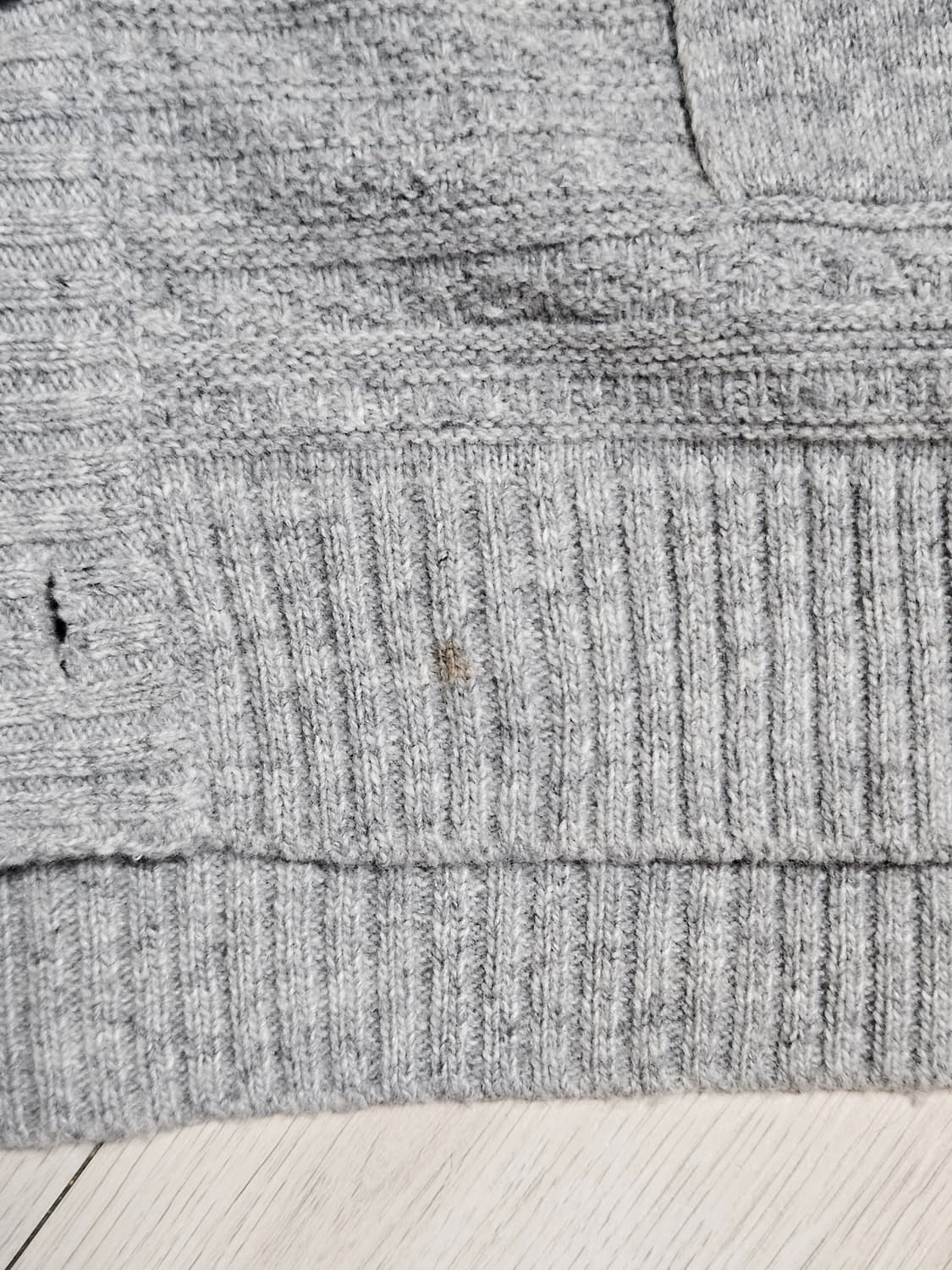 어나더오피스 Gentle Link Cardigan (Soft Gray) 상품이미지5