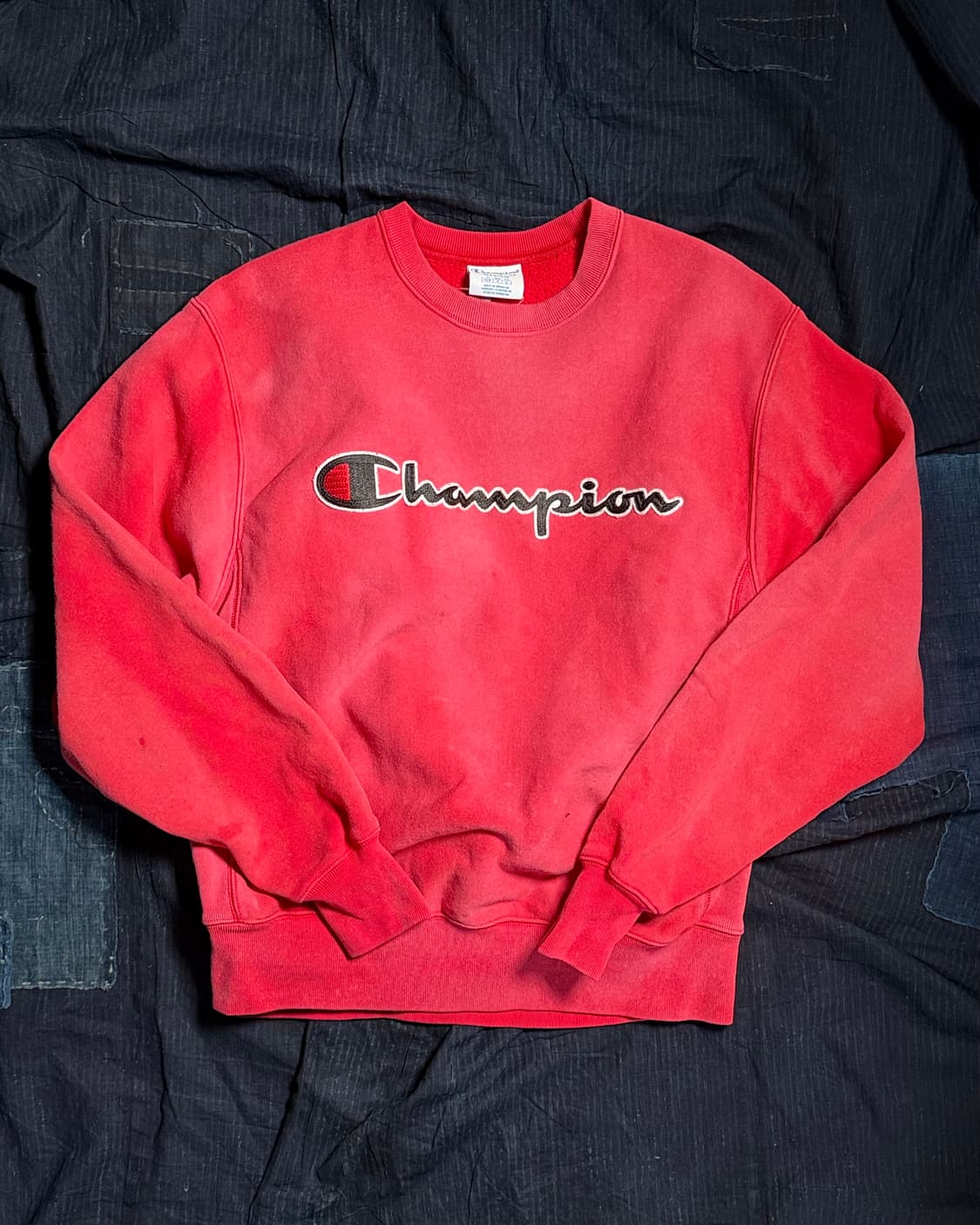 챔피온 리버스위브 페이드 체인스티치 스크립트 크루넥 스웻셔츠 M 상품이미지1
