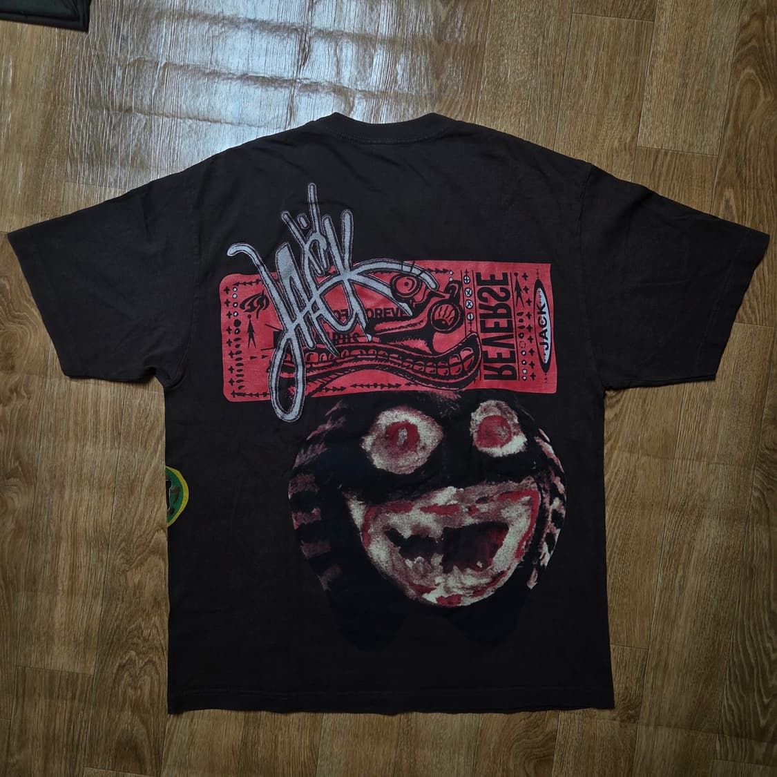 [L] 트래비스 스캇 캑터스잭 never backward 반팔 티셔츠 상품이미지2