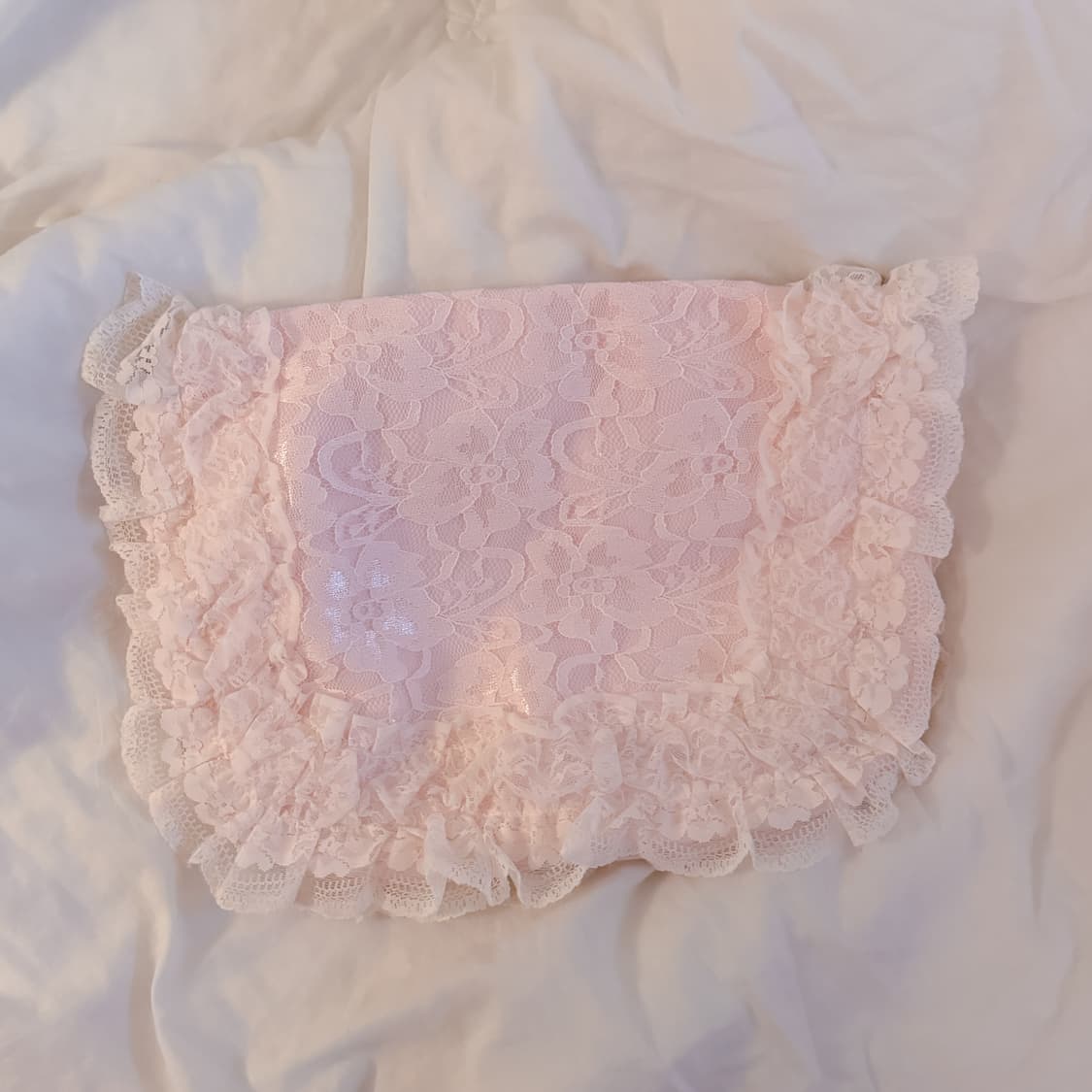 일본 빈티지 레이스 러블리 프릴 멀티 파우치 히메갸루 오네갸루 핀터깔 상품이미지2