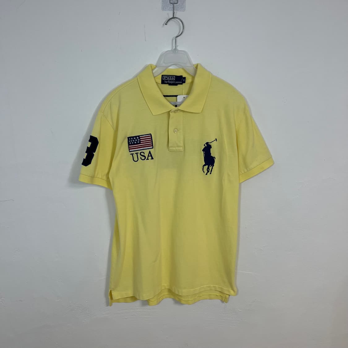 Polo yellow Big Pony USA polo shirt 상품이미지4