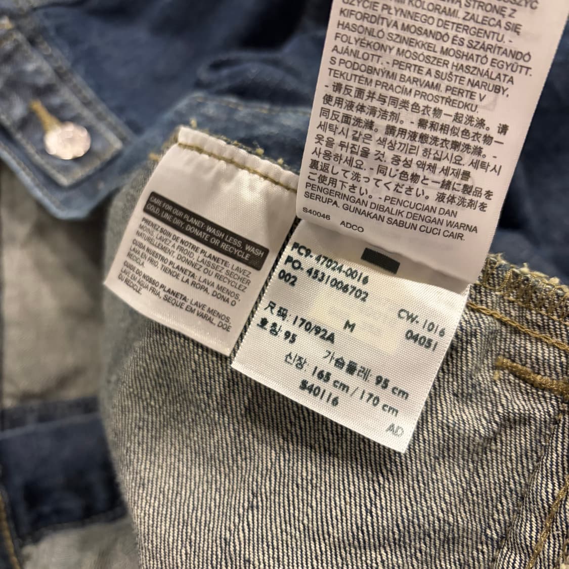 [M] 리바이스 데님 트러커 자켓 청자켓 B628 상품이미지9