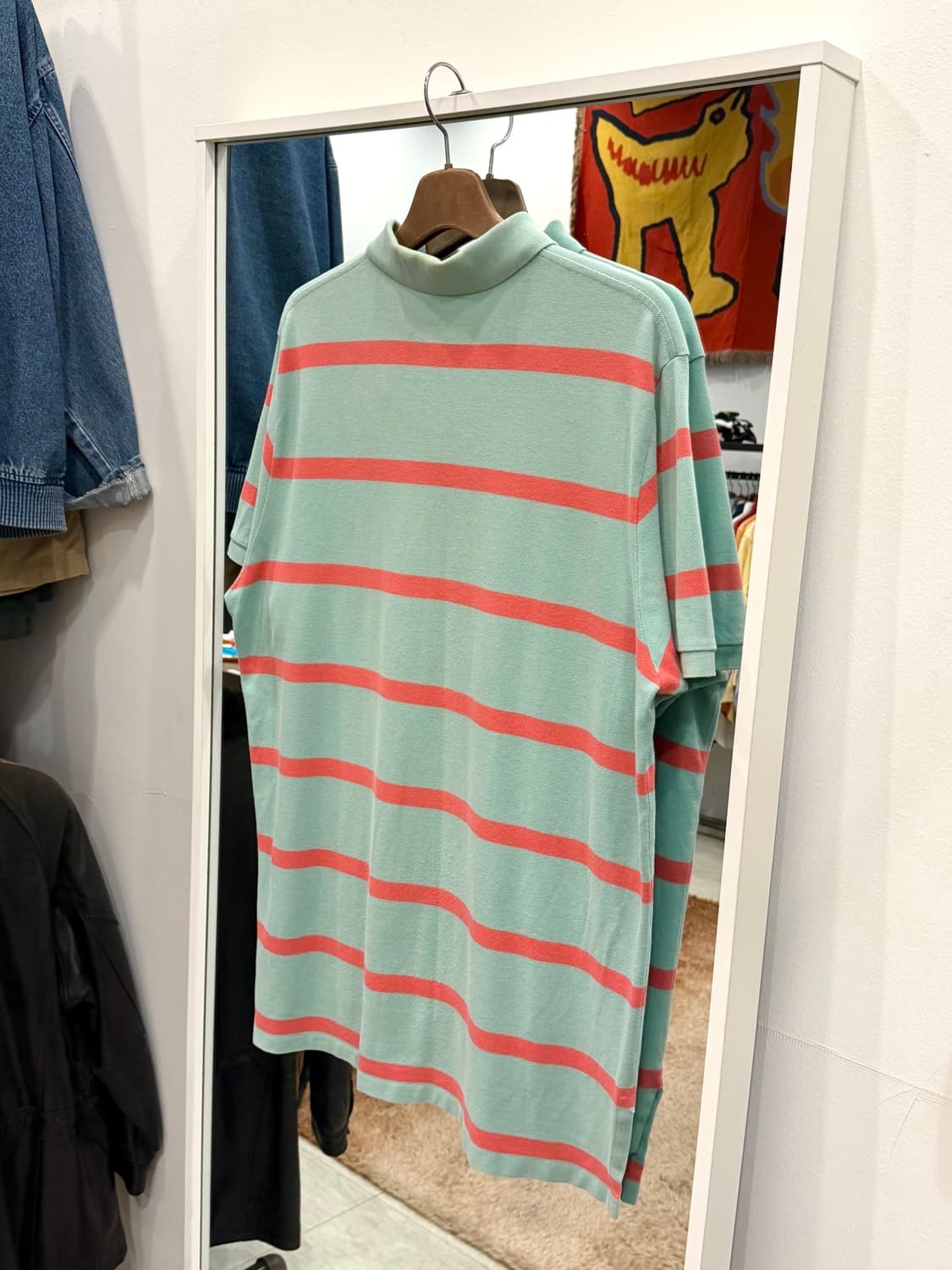 00s Polo RL 폴로 랄프로렌 스트라이프 pk 반팔 티셔츠 상품이미지4