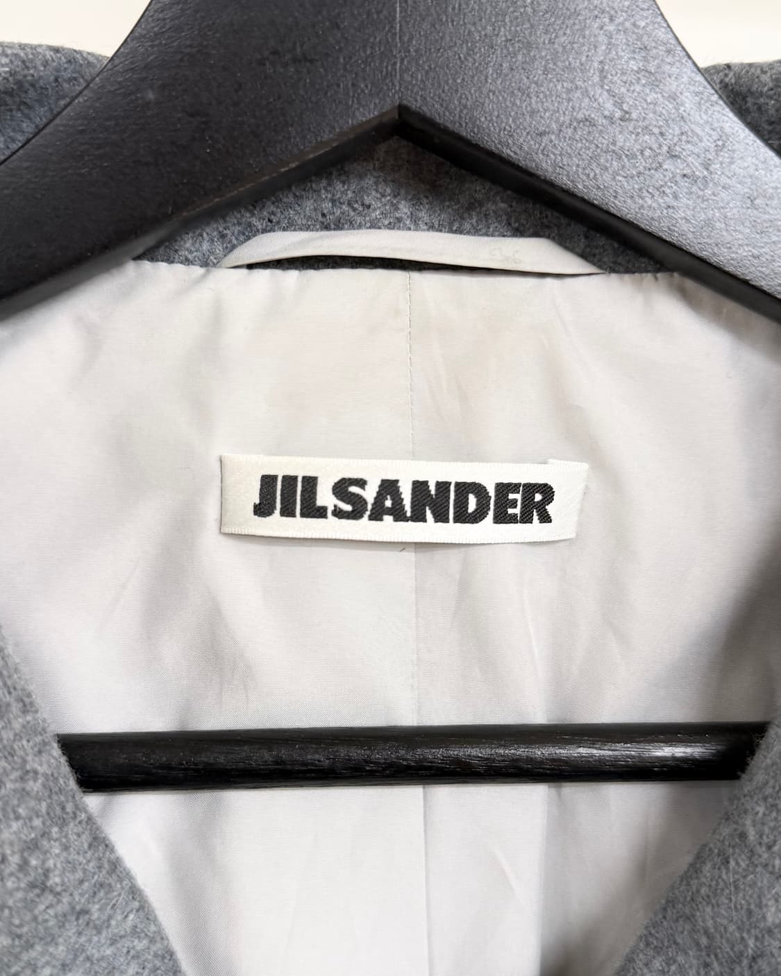 질 샌더 그레이 울 코트 상품이미지7