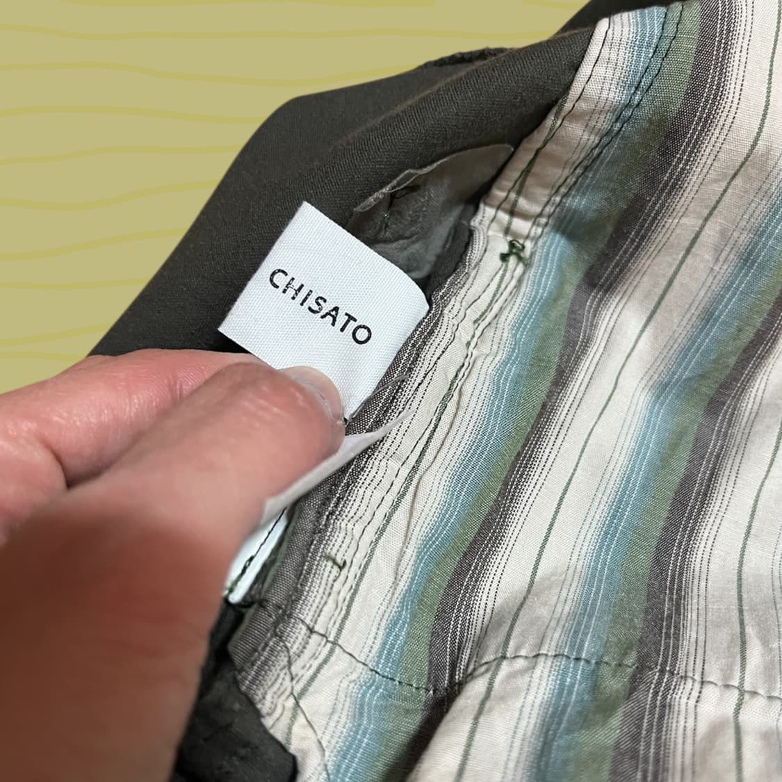 츠모리 치사토 카키브라운 코듀로이 벌룬 팬츠 상품이미지6