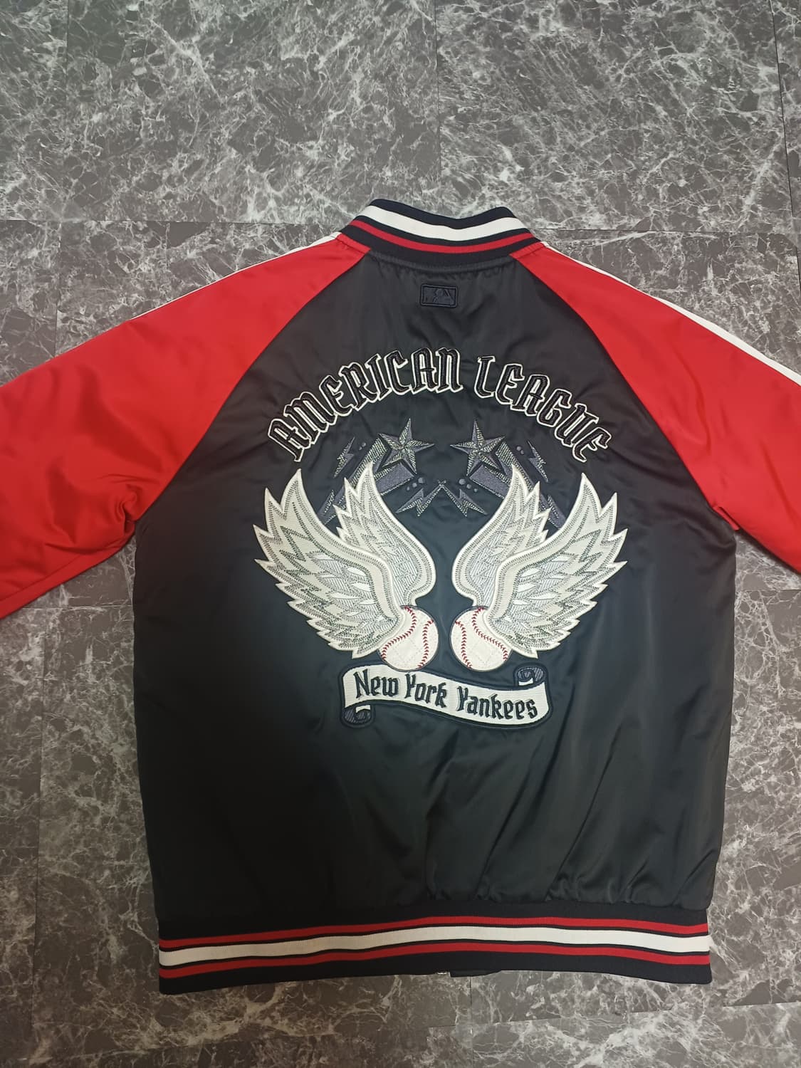 MLB 뉴욕양키스 배색 스타디움 자켓 (11세용) 상품이미지6