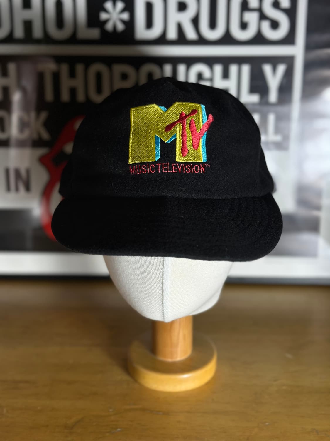 80's MTV 빈티지 엠티비 울 모자  상품이미지1