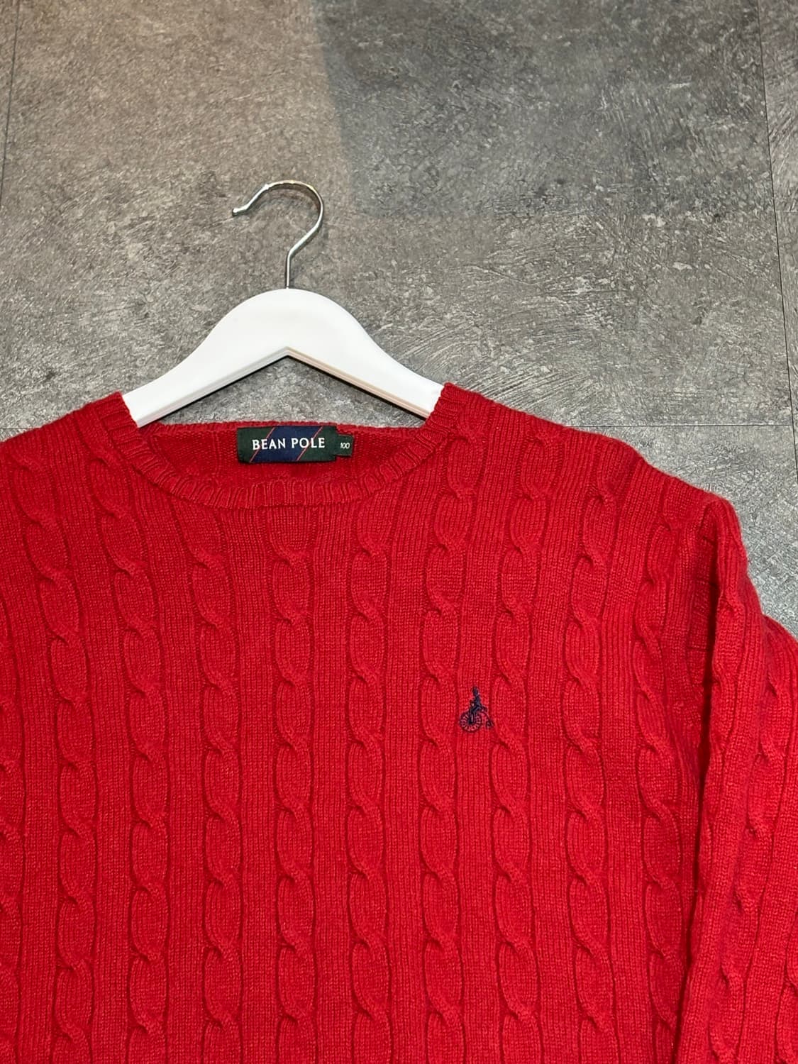 빈폴 꽈배기 케이블 니트 스웨터 100사이즈 상품이미지4