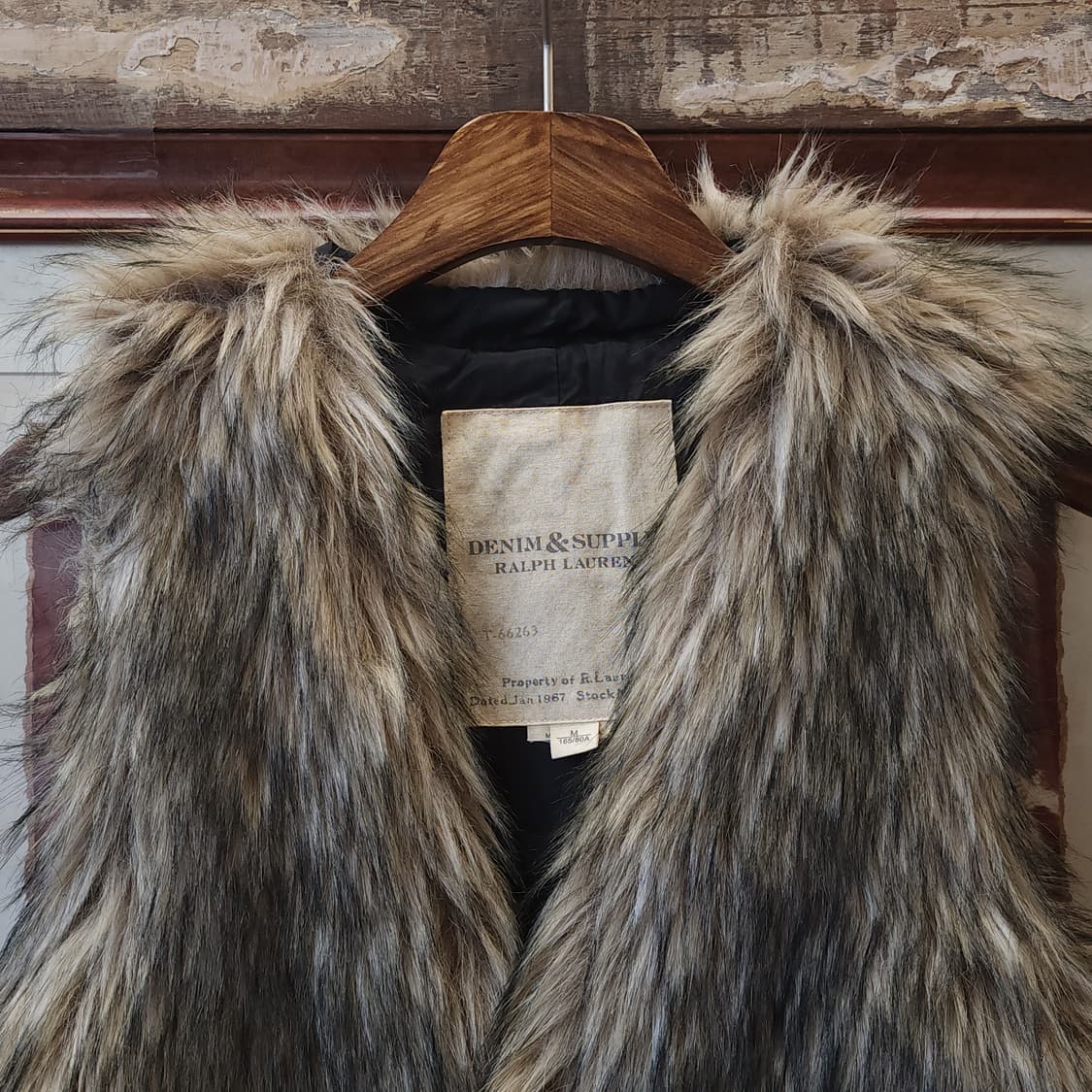 폴로 데님앤서플라이 여성용 퍼 베스트 M 상품이미지5