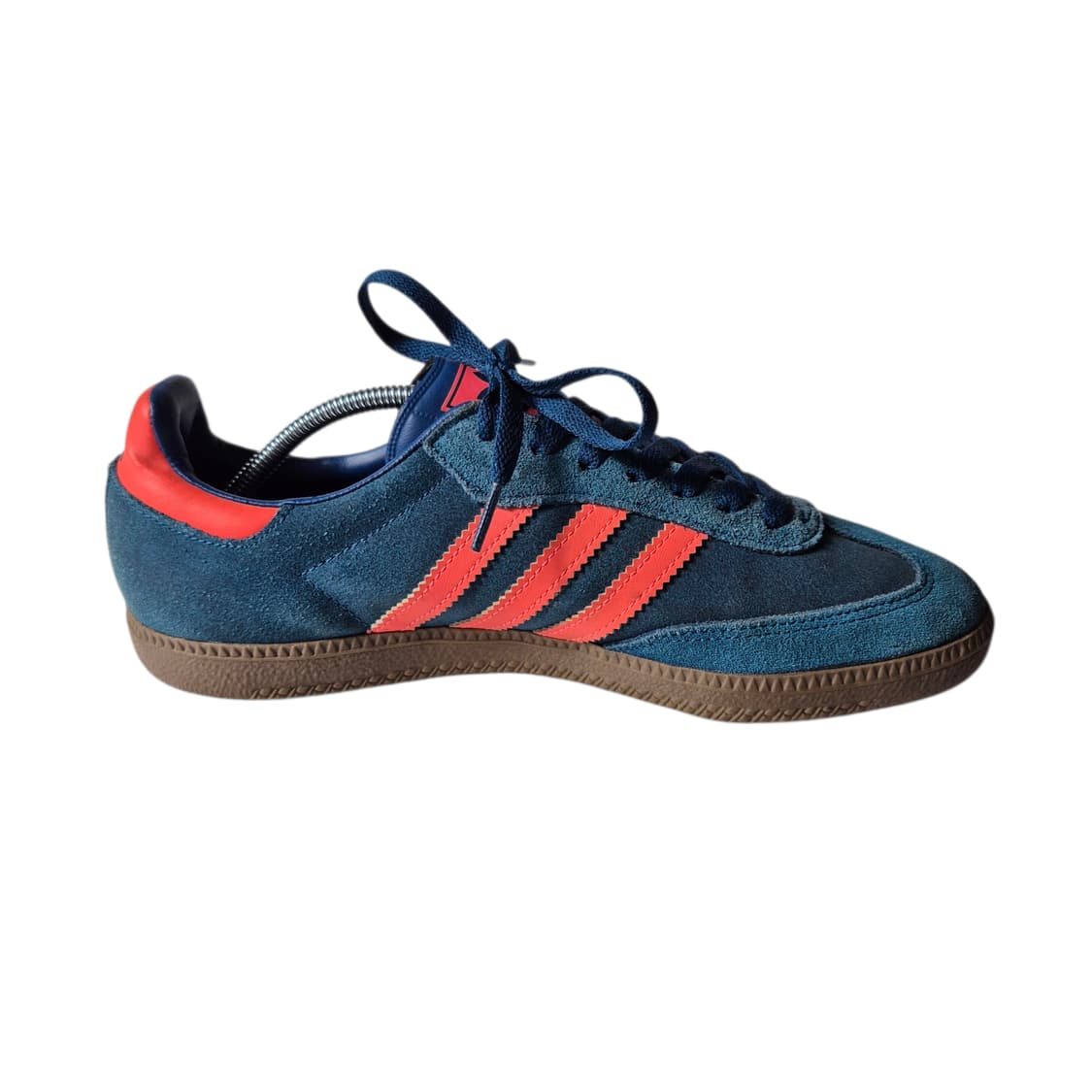 260) 13s adidas 아디다스 삼바 트라이벌 블루 레드 상품이미지4