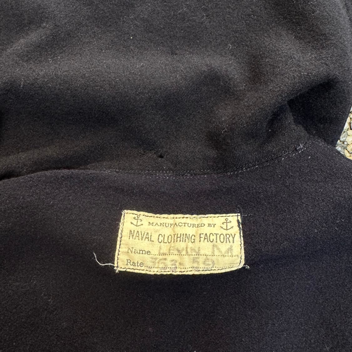 40s US Navy 미해군 세계2차대전 울 세일러 셔츠 (S) 상품이미지8