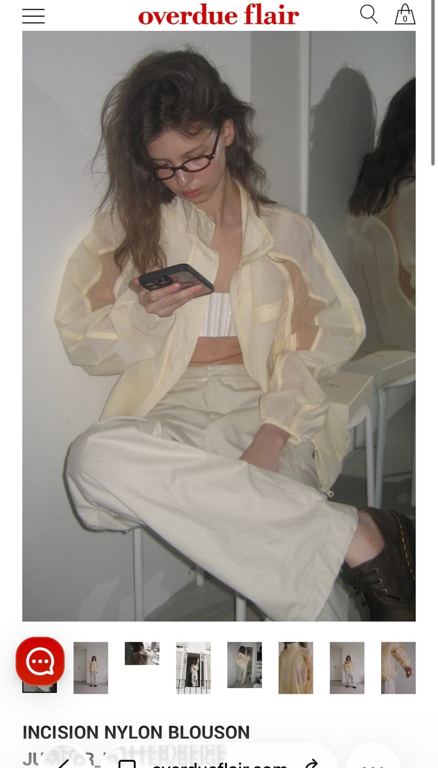 오버듀플레어 바람막이 나일론 점퍼 상품이미지1