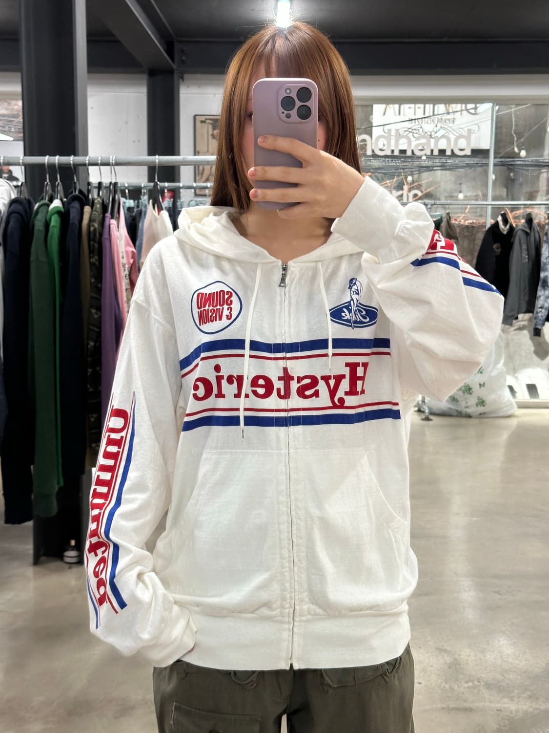 히스테릭글래머 JOEY Hysteric 후드집업 상품이미지1