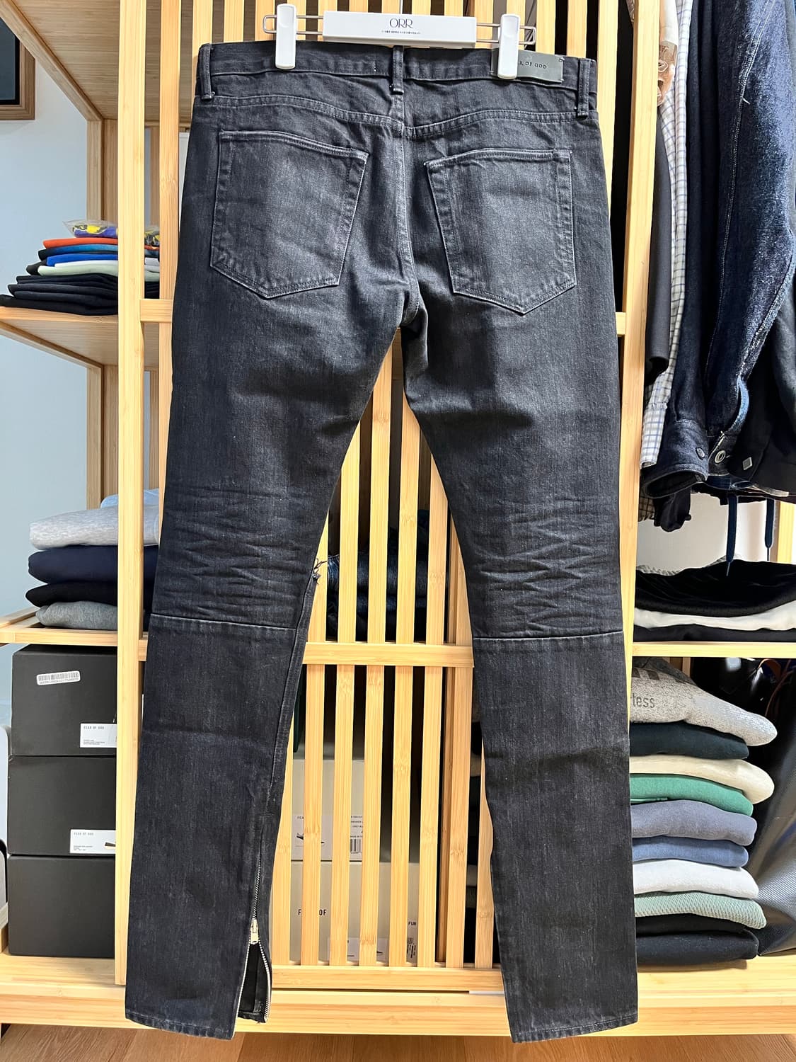 피어오브갓 4th 컬렉션 블랙 셀비지 데님 상품이미지2