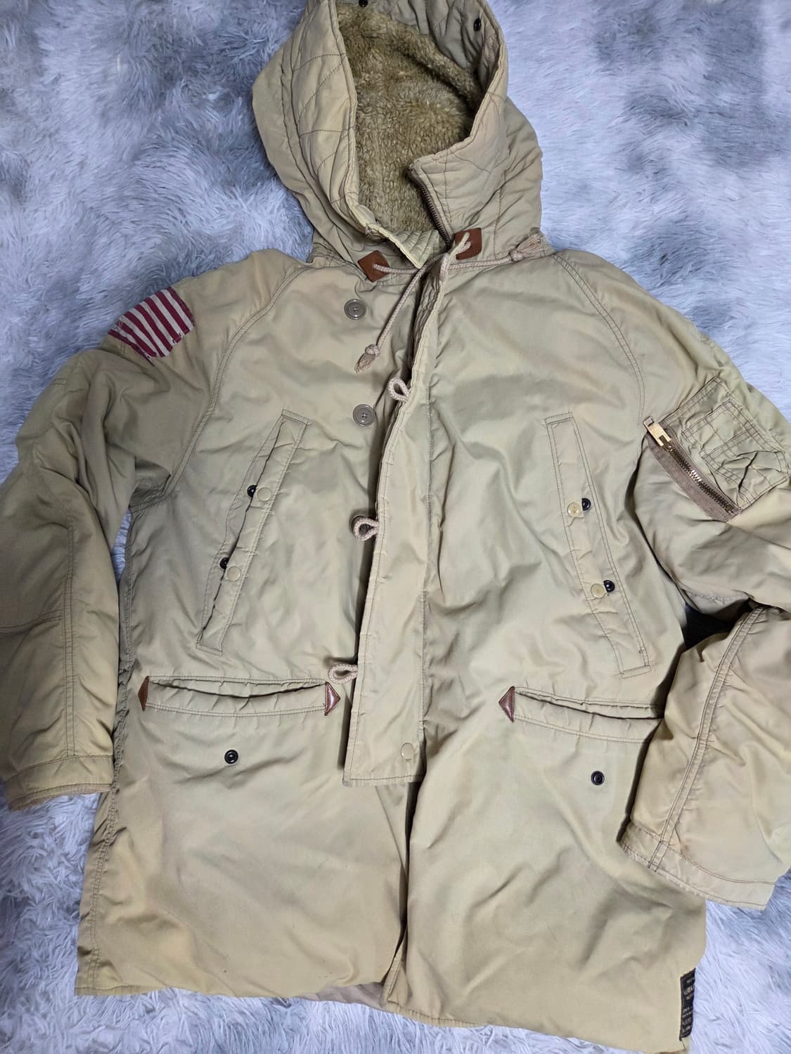 폴로 데님앤서플라이 야상패딩 n3b xl 상품이미지1