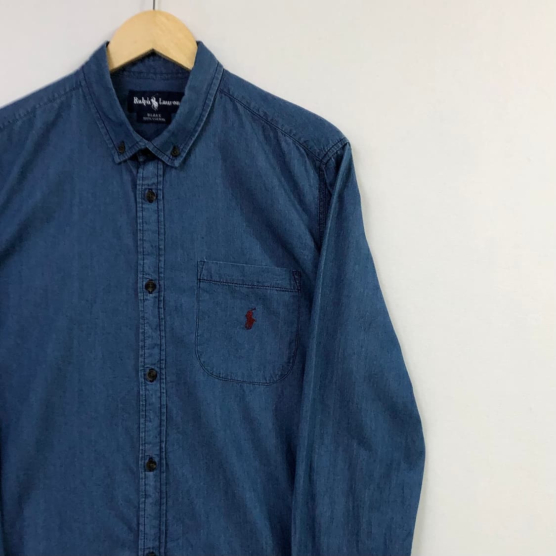 100 폴로 데님 셔츠 상품이미지1