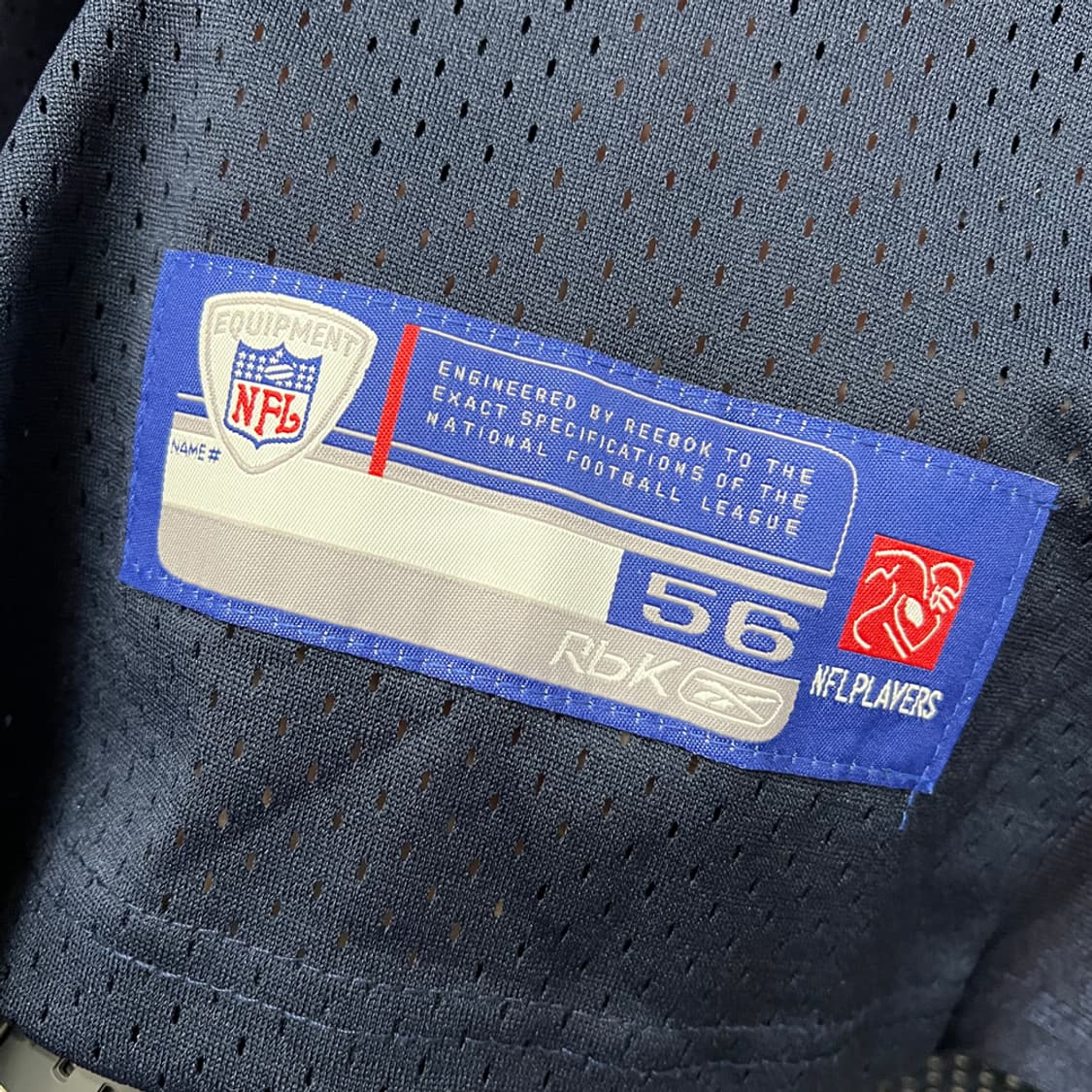 리복 NFL 로스앤젤레스 차저스 풋볼 커스텀 집업 져지 56 상품이미지5